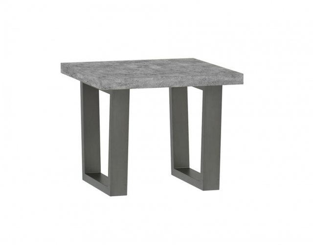 Classic Furniture Forge Stone Effect Lamp Table