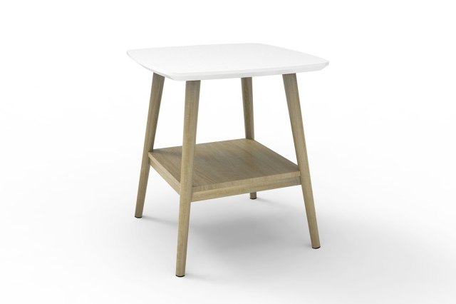 Princeton High Gloss White Lamp Table Princeton High Gloss White Lamp Table