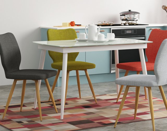 Riviera Extending Dining Table 120 to 150cm Furniture World