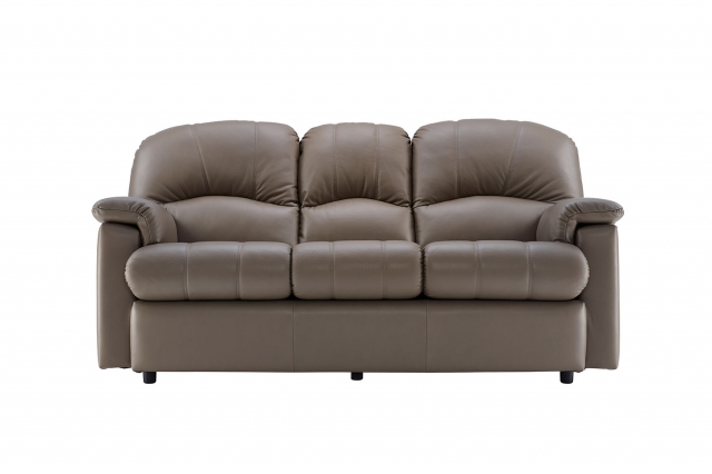 Small 3 seater leather sofa discount