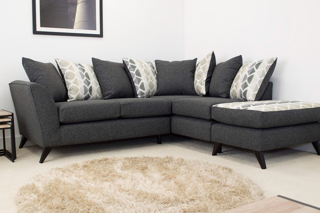 Bentinck Furniture Harrison Pillow Back Corner Sofa