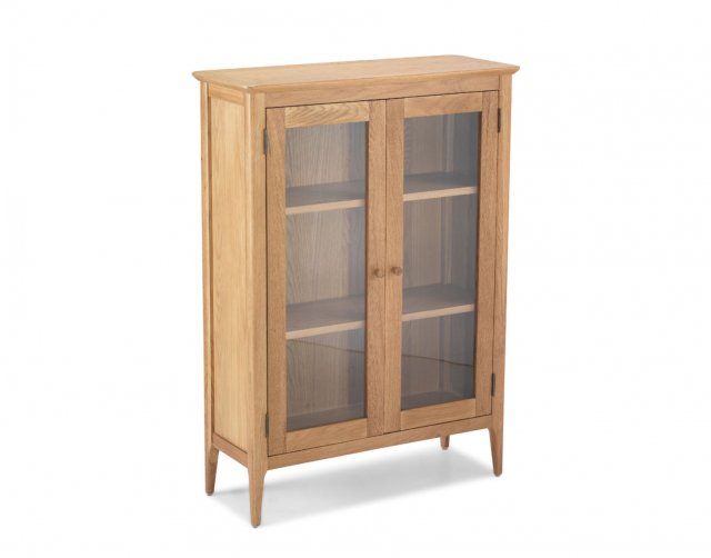 Heritage Oak City - Worsley Oak Glazed 2 Door Cabinet