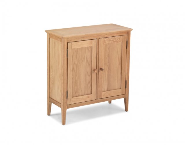 Small oak outlet storage unit