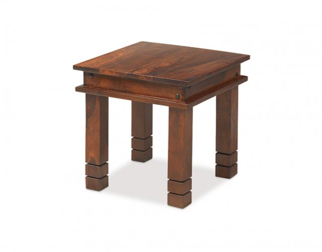 Heritage Oak City - Maharajah Indian Rosewood Chunky Coffee Table - 45 x 45