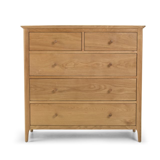 Oak City - Oregon 2 Over 3 Chest of Drawers - Furniture World