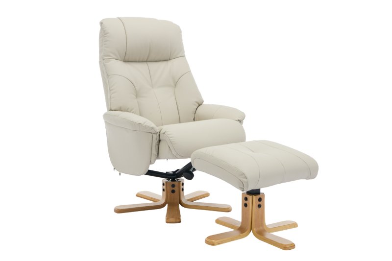 Dubai Swivel Recliner Chair & Footstool Dubai Swivel Recliner Chair & Footstool