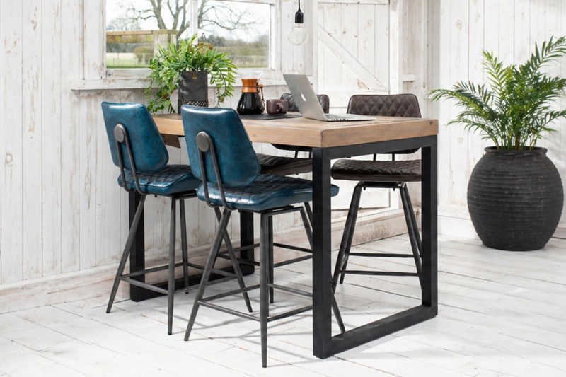 Nixon Reclaimed Wood Rectangular Bar Table Nixon Reclaimed Wood Rectangular Bar Table