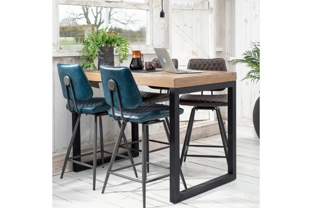 Nixon Reclaimed Wood Rectangular Bar Table Nixon Reclaimed Wood Rectangular Bar Table