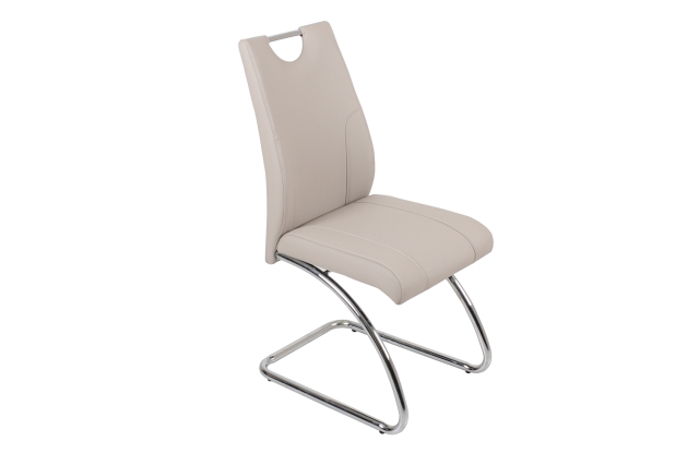 Value Mark Zen Dining Chair in Champagne PU Finish