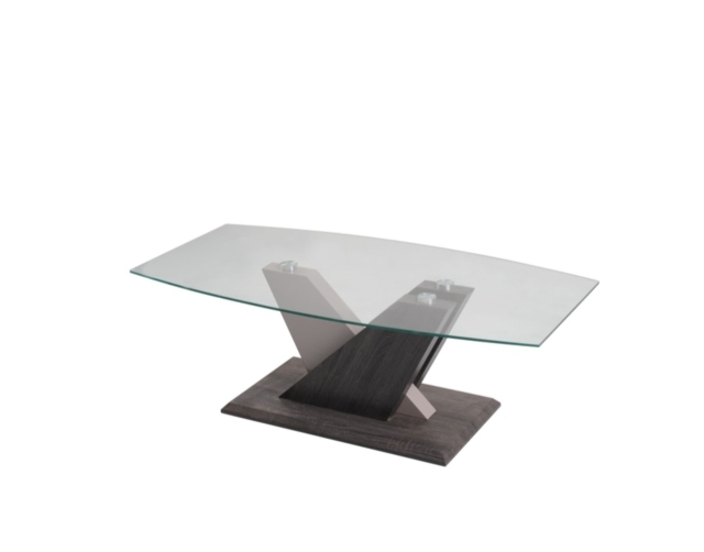 Value Mark Zen Glass Coffee Table with High Gloss Finish
