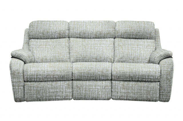 G Plan Upholstery G Plan Kingsbury Fabric 3 Seater Curved Sofa