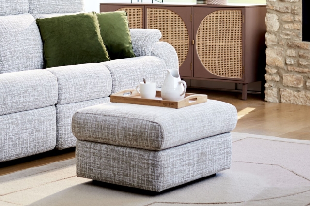 G Plan Upholstery G Plan Kingsbury Fabric Storage Footstool