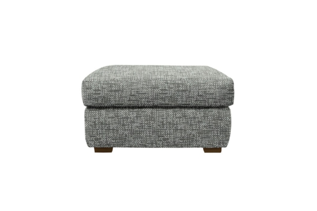 G Plan Upholstery G Plan Seattle Fabric Footstool With Wood Feet
