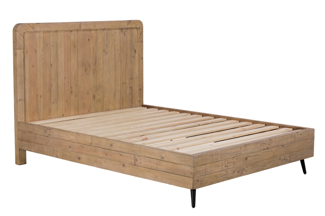 Reclaimed wood bed discount frame queen