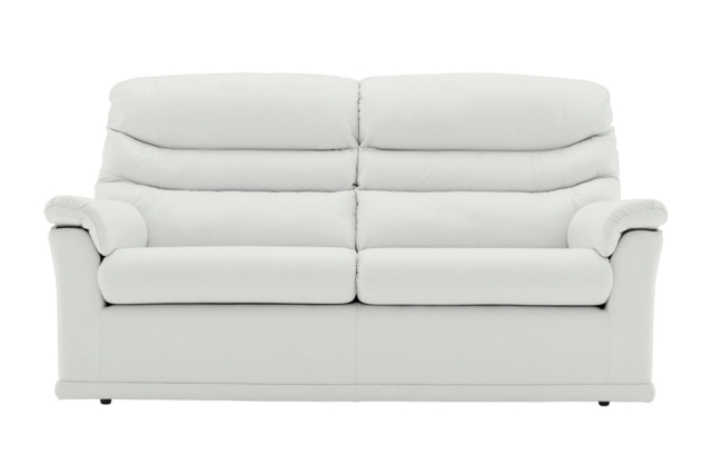 G Plan Malvern Leather 3 Seater 2 Cushion Sofa