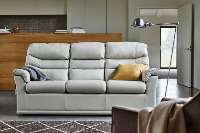 G Plan Malvern Leather 3 Seater 3 Cushion Sofa G Plan Malvern Leather 3 Seater 3 Cushion Sofa