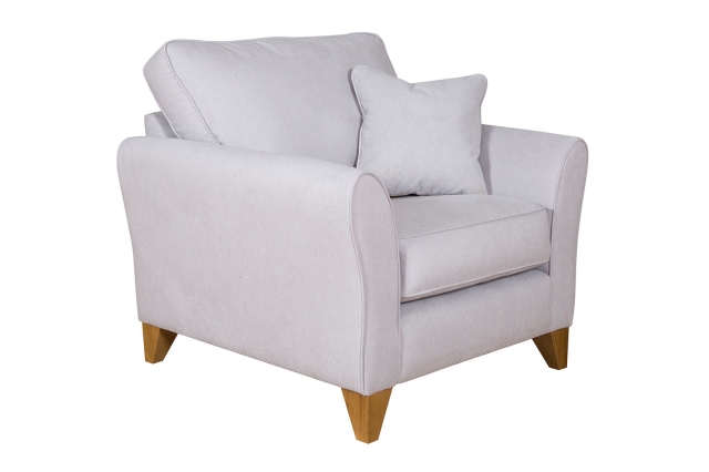 Buoyant Debonair Fabric Arm Chair