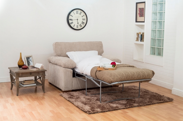 Buoyant Senator Fabric Large Chair Sofa Bed
