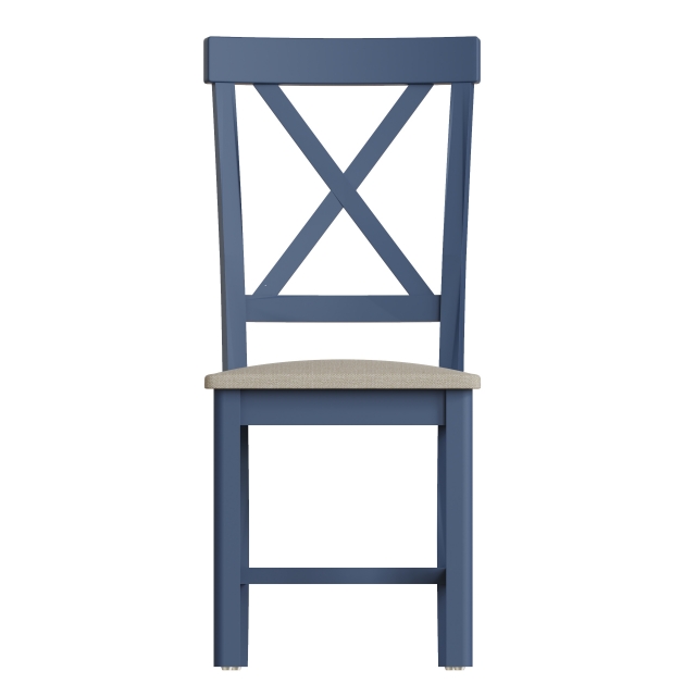Dorset Painted Blue Oak Dining Chair, Blue Oak Outdoor Furniture