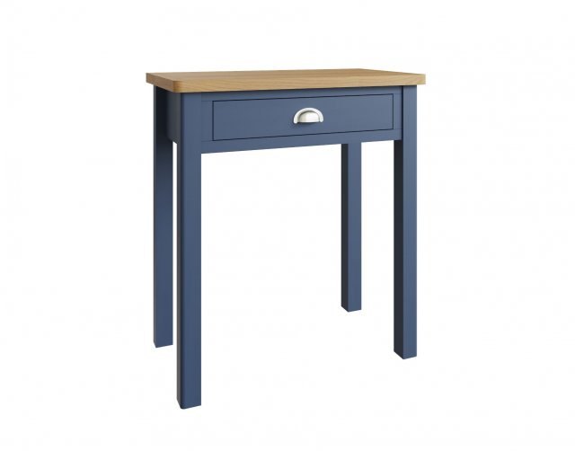 Oak City Dorset Painted Blue Oak Dressing Table Furniture World