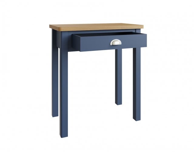 Oak City Dorset Painted Blue Oak Dressing Table Furniture World