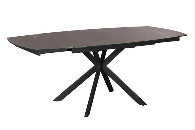 Denver Ceramic 140cm 200cm Extending Dining Table Light Grey
