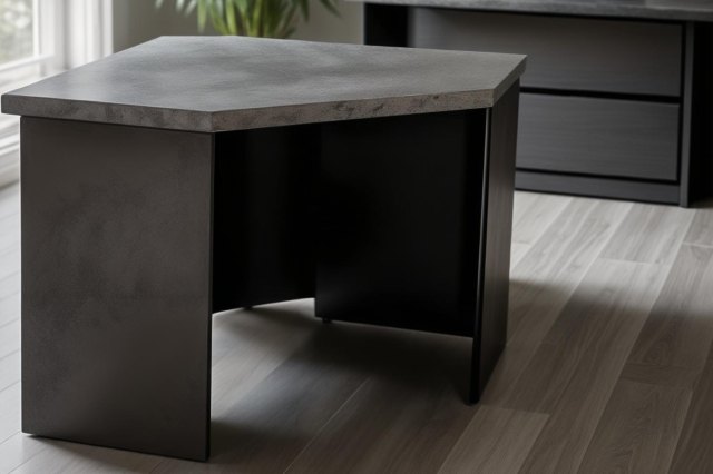 Forge Corner Desk Stone Effect Forge Corner Desk Stone Effect