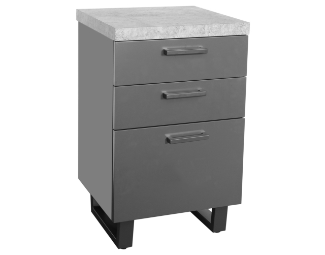 Classic Furniture Forge Filing Cabinet Stone Effect