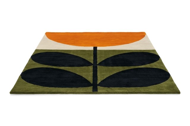 Orla Kiely Stem Black Rug Orla Kiely Stem Black Rug