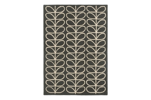 Orla Kiely Linear Stem Slate Rug Orla Kiely Linear Stem Slate Rug