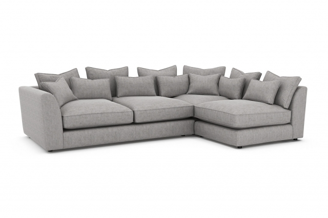 L shaped online couch right facing