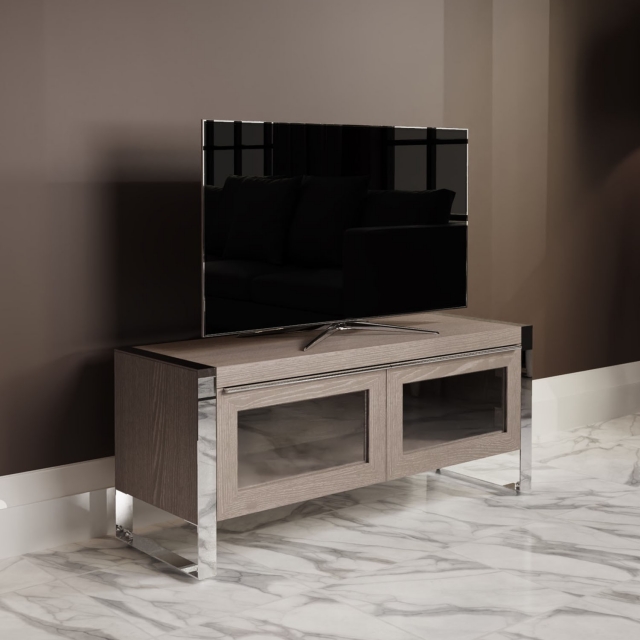 Silver grey clearance tv stand