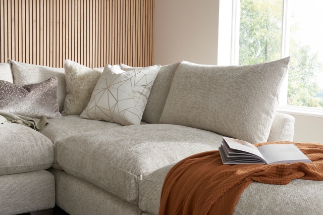 Metz 5 Seater L Shaped Sectional Corner Chaise Sofa