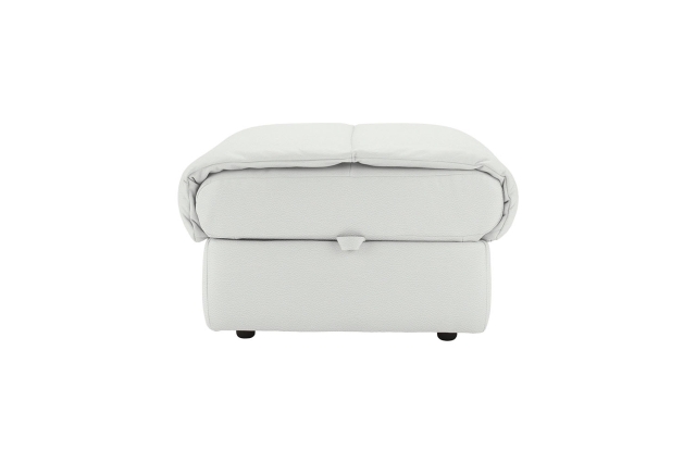 G Plan Upholstery G Plan Mistral Leather Storage Footstool