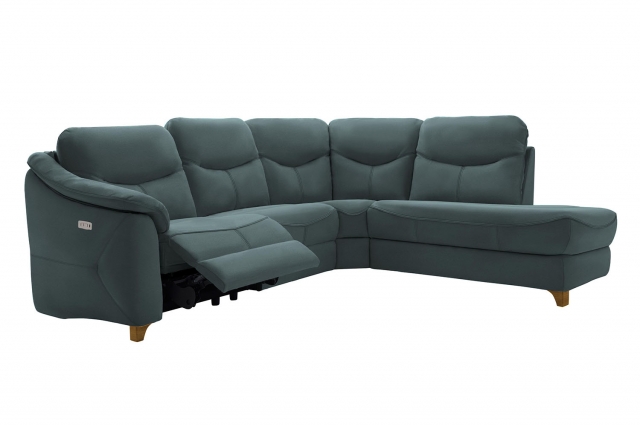 G Plan Upholstery G Plan Jackson LHF Leather Corner Chaise Sofa