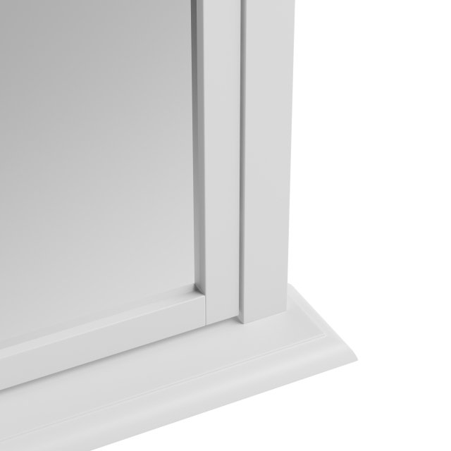 Oak City Cotswold White Trinket Mirror Furniture World