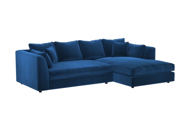 Barcelona Harrington Small 3 Seater L Shaped Chaise Sofa