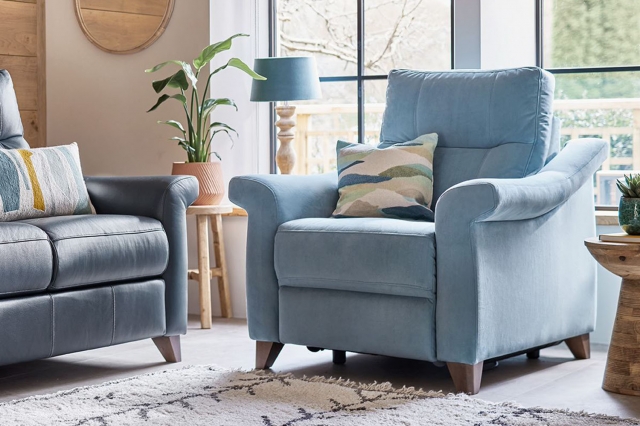 Riley chair on sale and ottoman