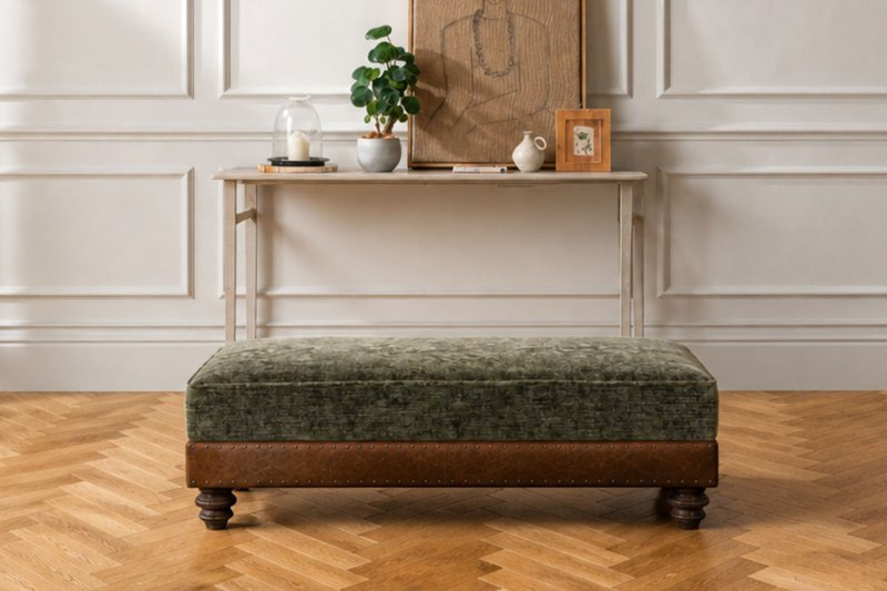Tetrad Heritage Constable Large Rectangular Stool Tetrad Heritage Constable Large Rectangular Stool