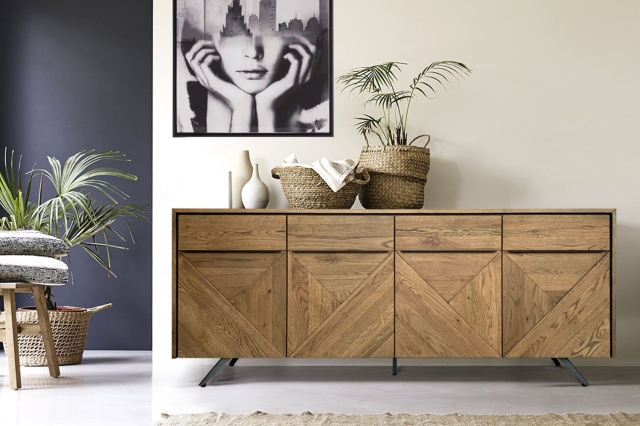 Solid on sale oak buffet