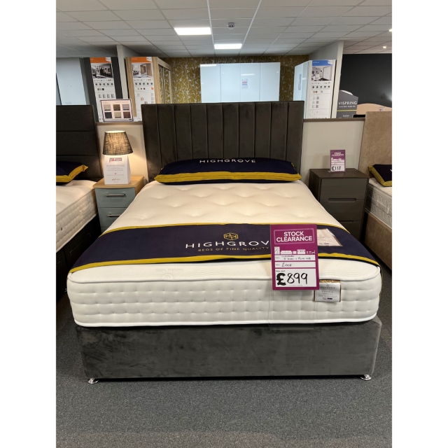 Store Clearance Items Clevedon 5'0 Divan and Pluto Headboard