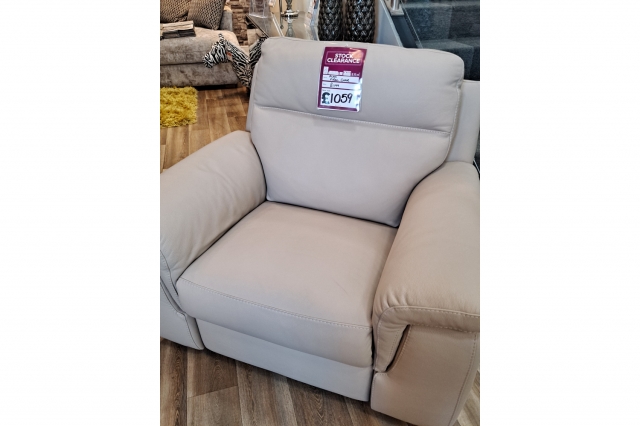 Store Clearance Items Alan Power Recliner Chair Leather
