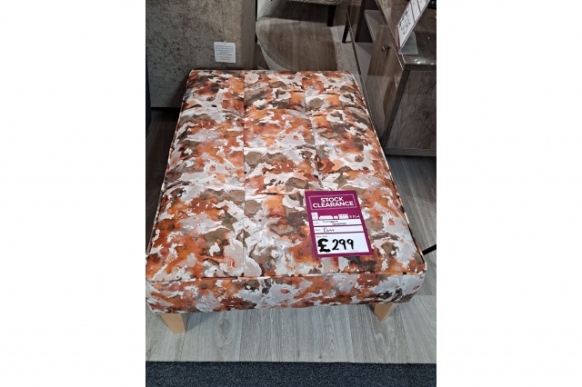 Store Clearance Items Cumbria Throne Footstool