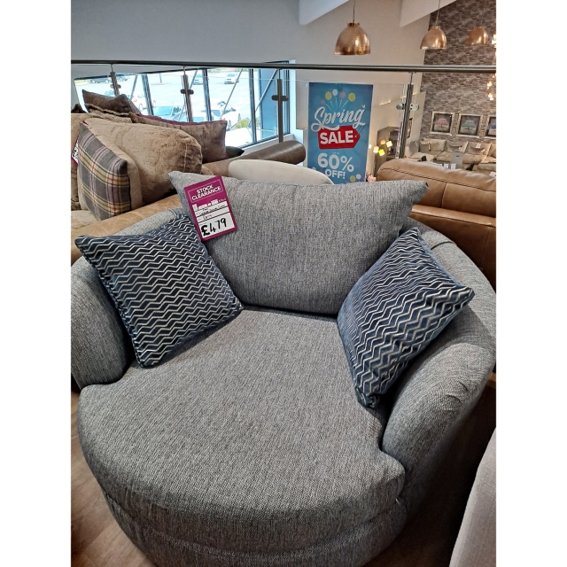 Store Clearance Items Faro Cuddler Swivel Chair