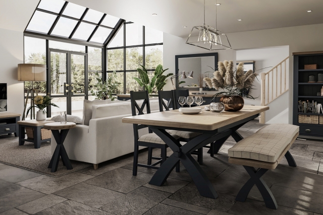 Tv over dining table deals