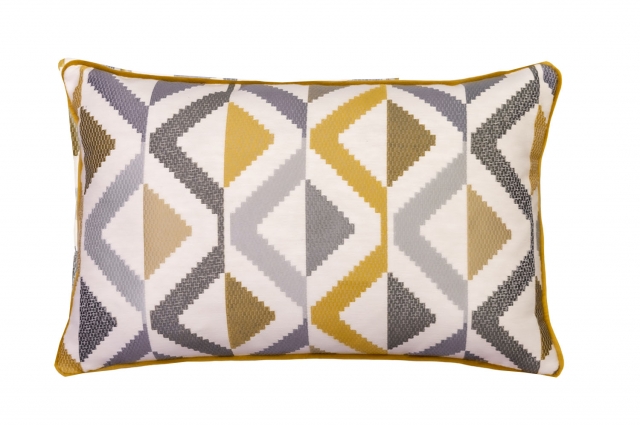 Yellow and grey scatter sales cushions