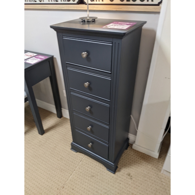 Store Clearance Items Cotswold 5 Drawer Narrow Chest