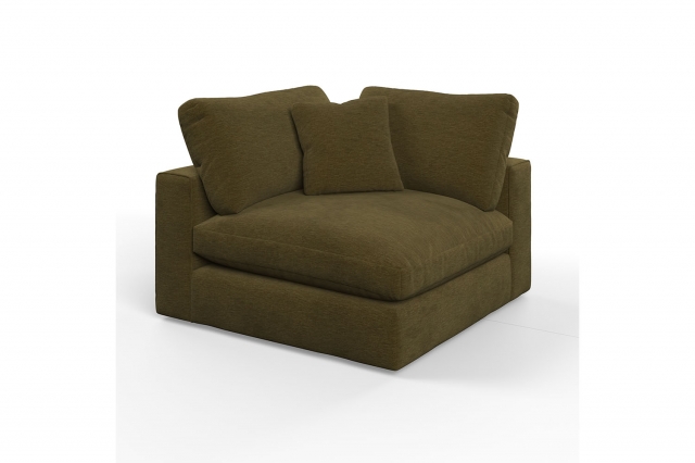 Corner sales ottoman chair