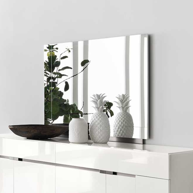 ALF Artemide Mirror For Buffet Dresser Mirror in White High Gloss