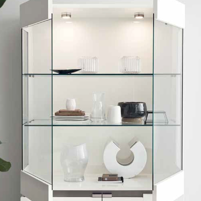 Large curio outlet display cabinet